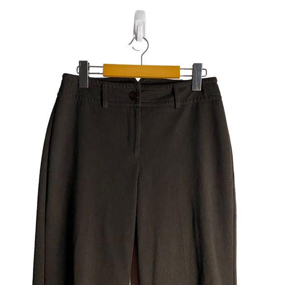 Tristan & Iseut Women's Brown Straight Leg Formal Pants - Picture 2 of 7